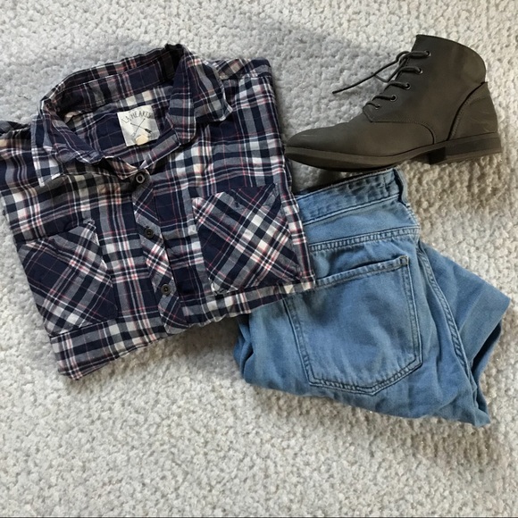PacSun Tops - Comfy LA Hearts flannel